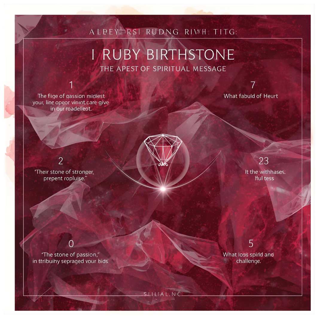 What Is The Spiritual Message Of the Ruby Birthstone